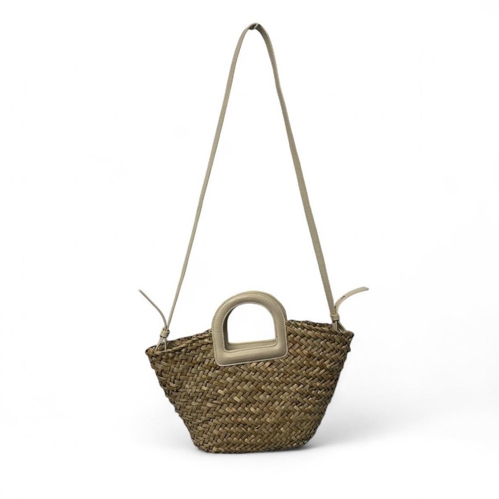 Madewell Tan Woven Handbag